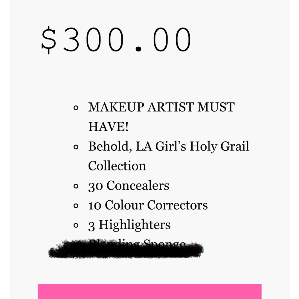 La pro Holy Grail Concealers,Hightlighter,color co